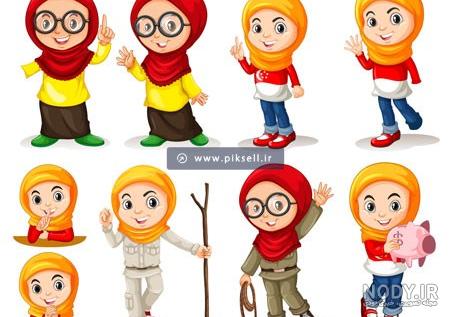 عکس دختر با حجاب کارتونی برای پروفایل عکس دختر با حجاب کارتونی برای پروفایل