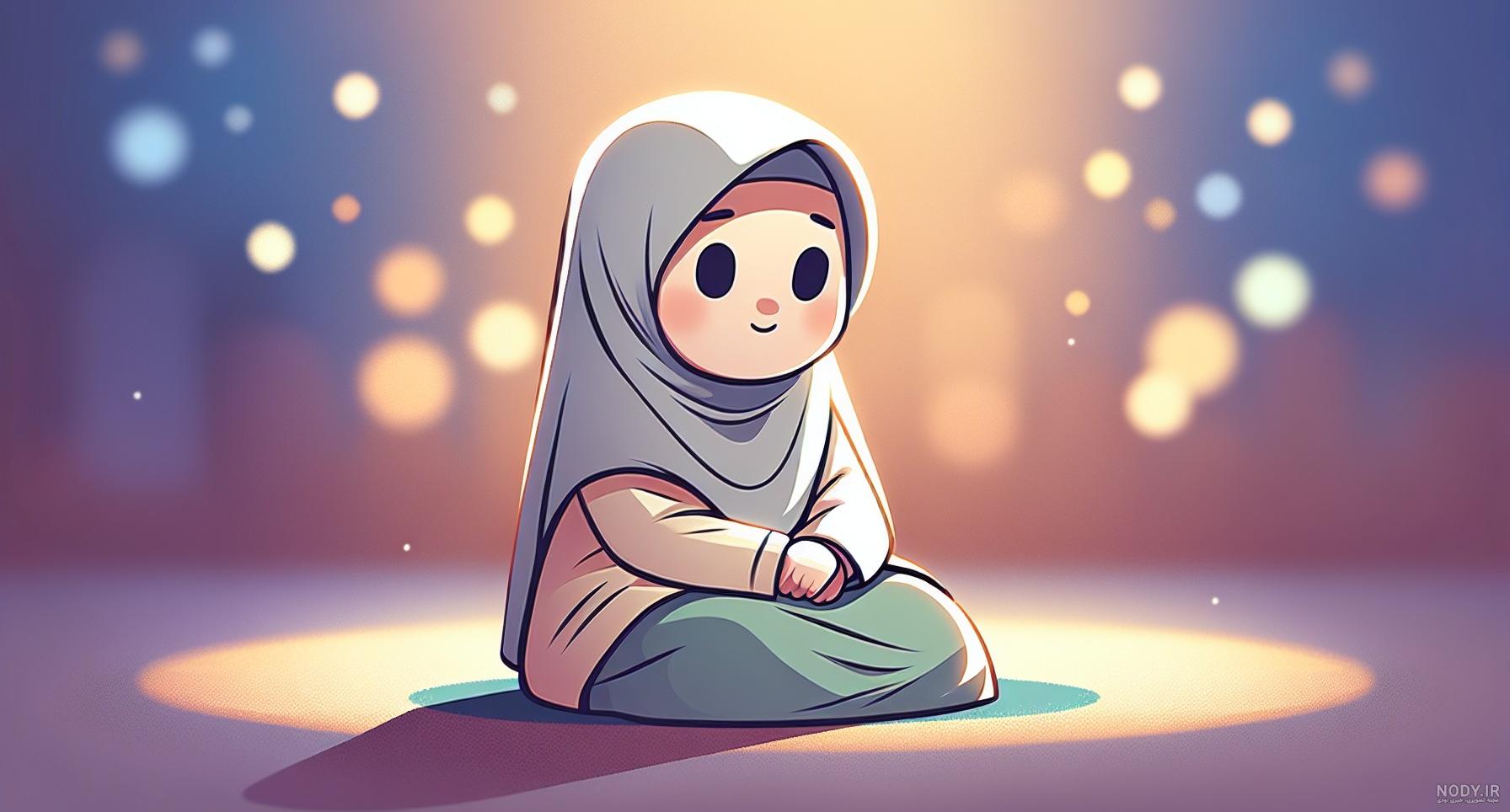 عکس دخترانه با حجاب کارتونی عکس دخترانه با حجاب کارتونی