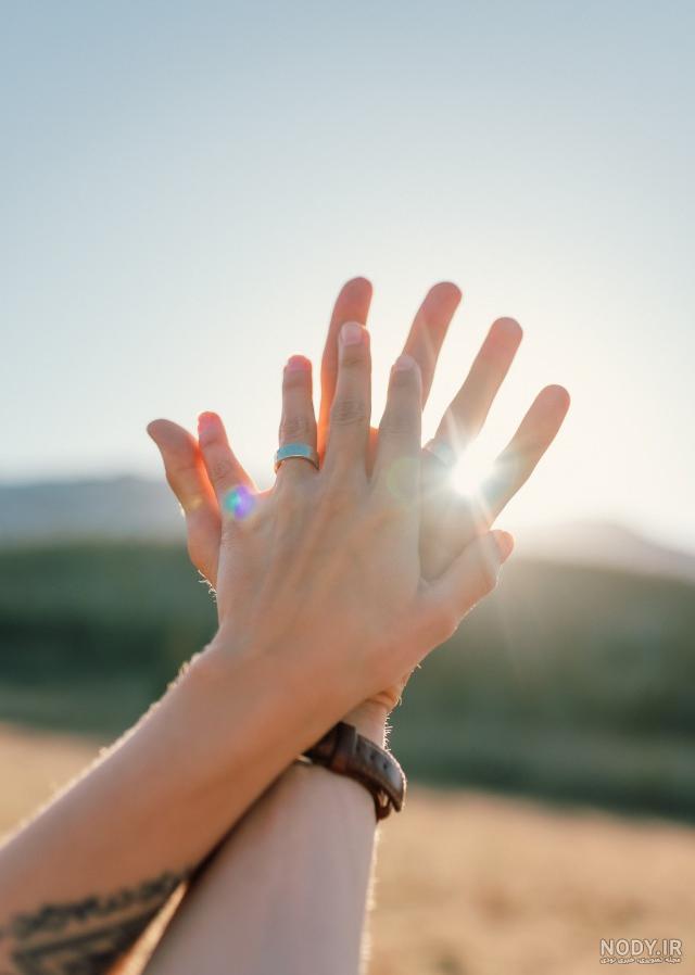 عکس دو نفره ماشین