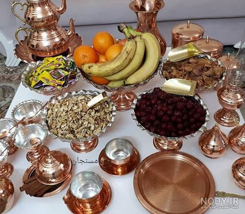 عکس ظروف مسی زیبا - عکس نودی