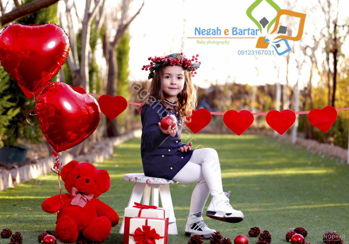 ژست عکس دختر بچه برای تولد ژست عکس دختر بچه برای تولد
