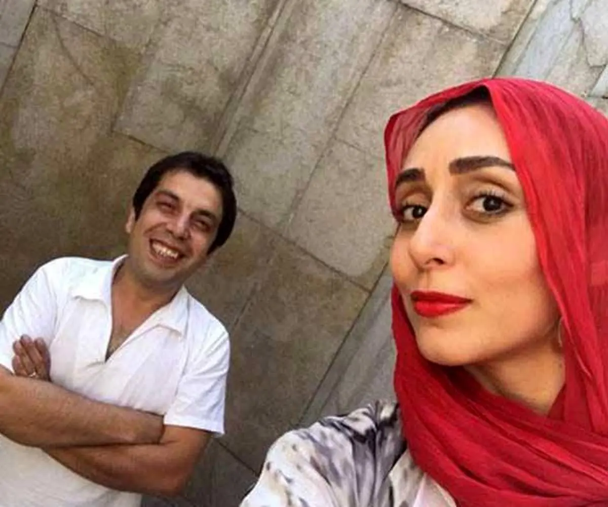 عکس عباس جمشیدی‌فر و همسرش