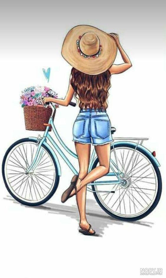 عکس دوچرخه سواری برای پروفایل