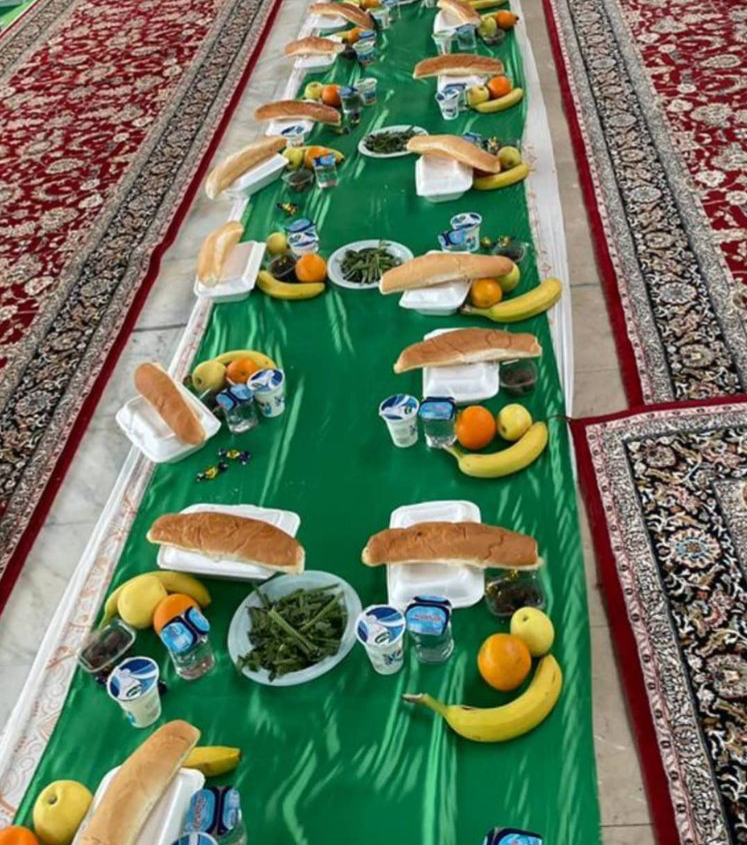 عکس سفره امام حسن مجتبی عکس سفره امام حسن مجتبی