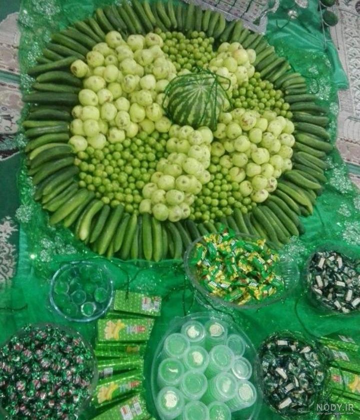 عکس سفره امام حسن منزل علی دایی عکس سفره امام حسن منزل علی دایی