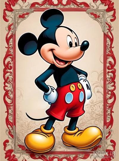 عکس میکی موس قرمز