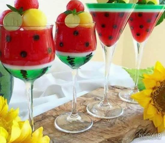 تزیین ژله برای شب یلدا با ایده های مجلسی و متفاوت تزیین ژله برای شب یلدا با ایده های مجلسی و متفاوت