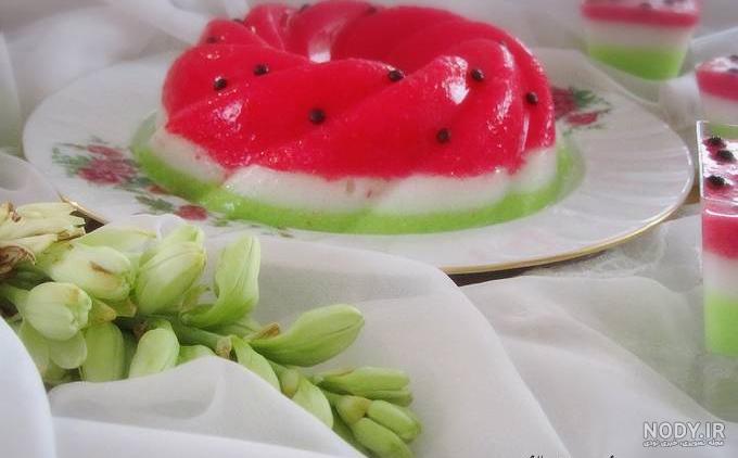 تزیین ژله شب یلدا جدید برای عروس و مدرسه + ژله شب یلدا قالبی تزیین ژله شب یلدا جدید برای عروس و مدرسه + ژله شب یلدا قالبی