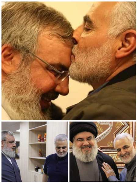 تصاویر دیده‌نشده از سردار سلیمانی در جنگ با داعش