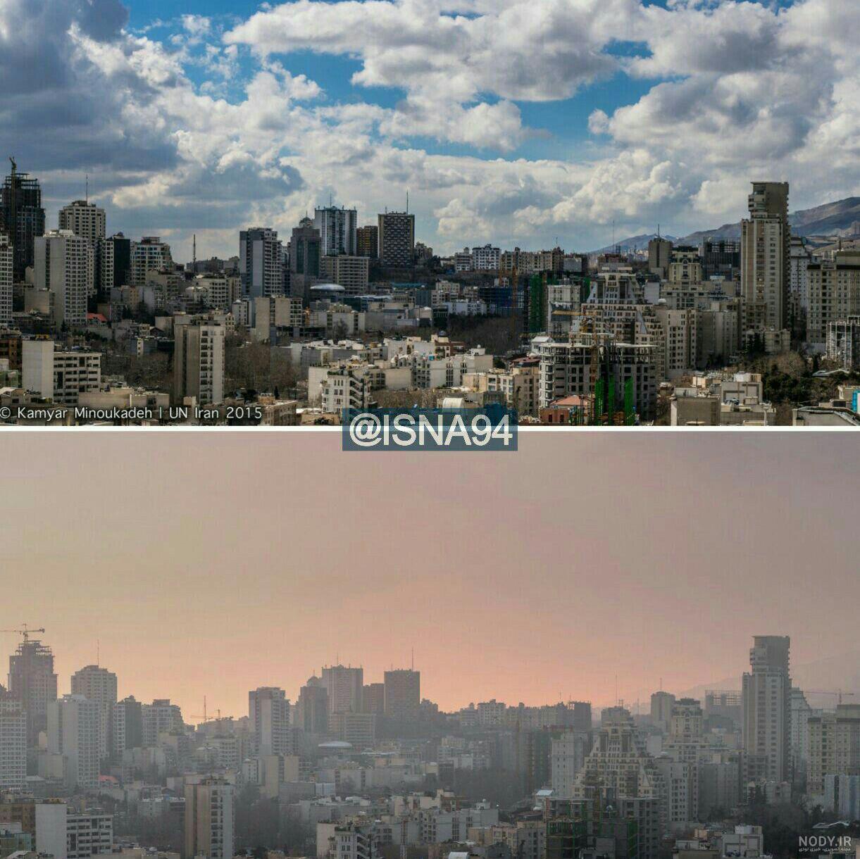 تصاویری از شهر و آسمان خاکستری در هوای آلوده تهران | خبرگزاری بین المللی  شفقنا