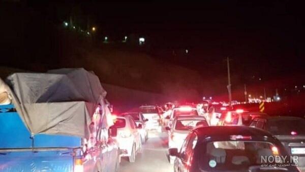 تصویر جاده در شب تصویر جاده در شب