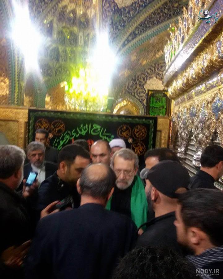 حضور معنادار لاریجانی در تجمعی در قم + عکس