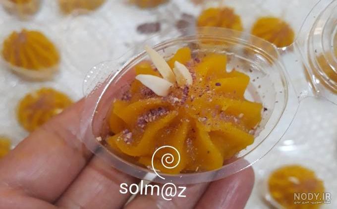 حلوا زعفرانی مجلسی خوشمزه و معطر - Delkhoshi.com حلوا زعفرانی مجلسی خوشمزه و معطر - Delkhoshi.com