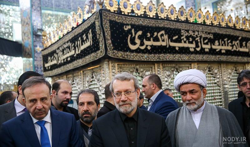 خبرآنلاین - زیارت علی لاریجانی در حرم حضرت زینب (س)
