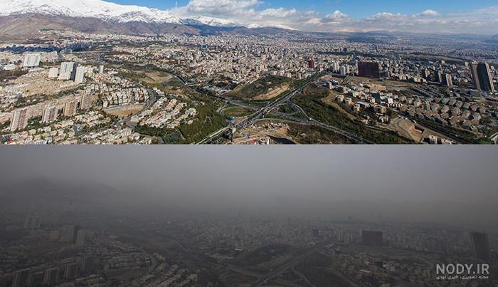 صحنه‌ای آشنا از شدت آلودگی هوا در آسمان تهران - بهار نیوز