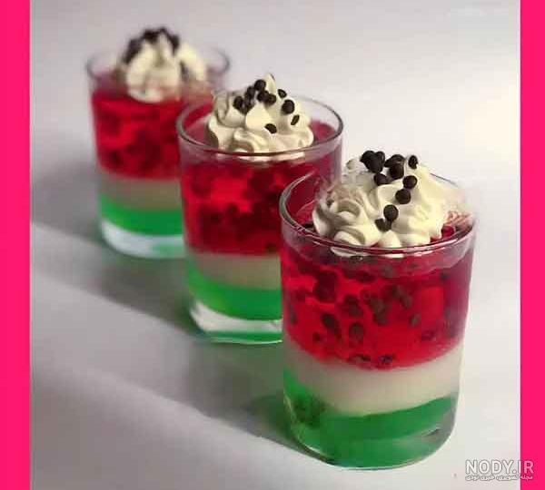 طرز تهیه ژله هندوانه ای شب یلدا طرز تهیه ژله هندوانه ای شب یلدا