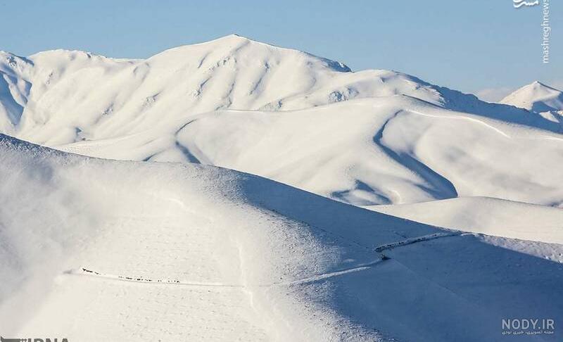 عکس برف در کوه عکس برف در کوه