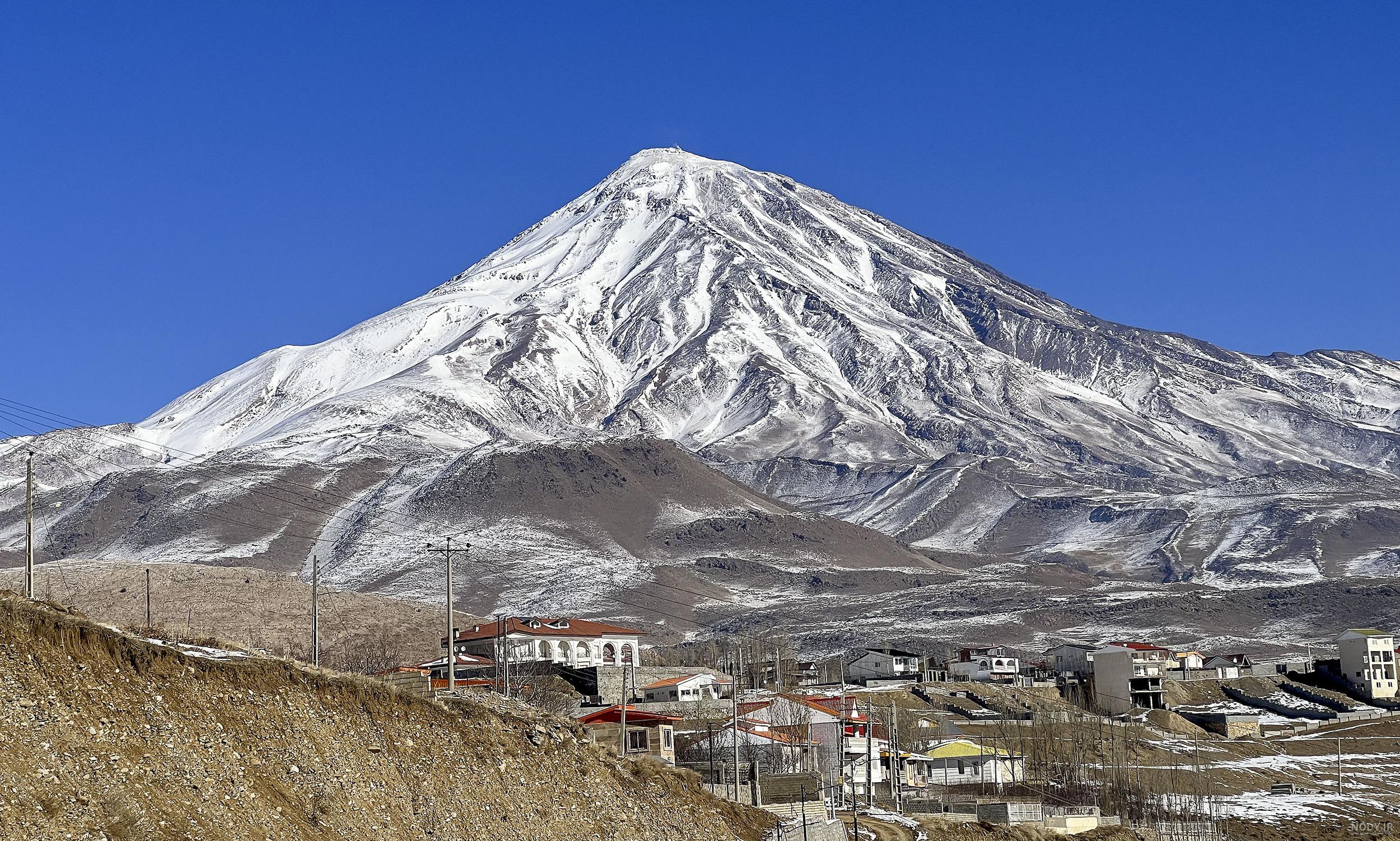 عکس برف کوه