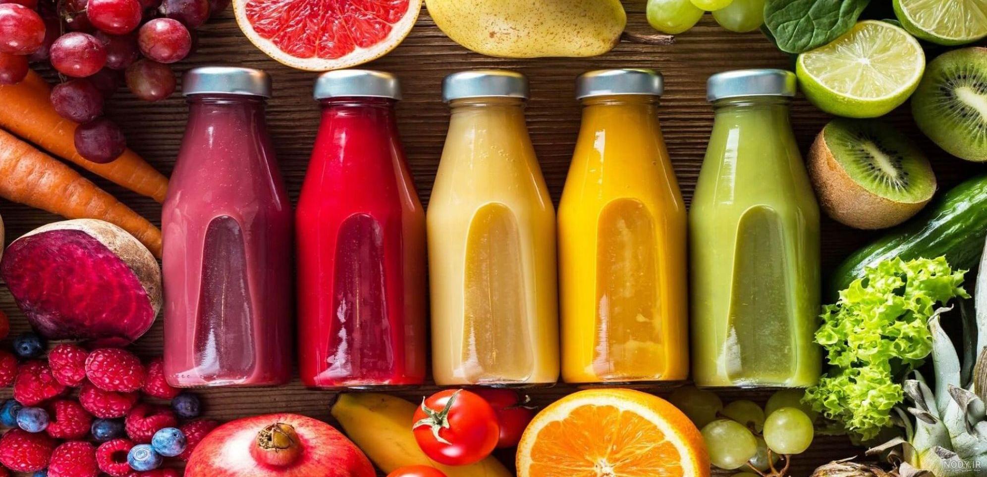 عکس رنگ مواد غذایی