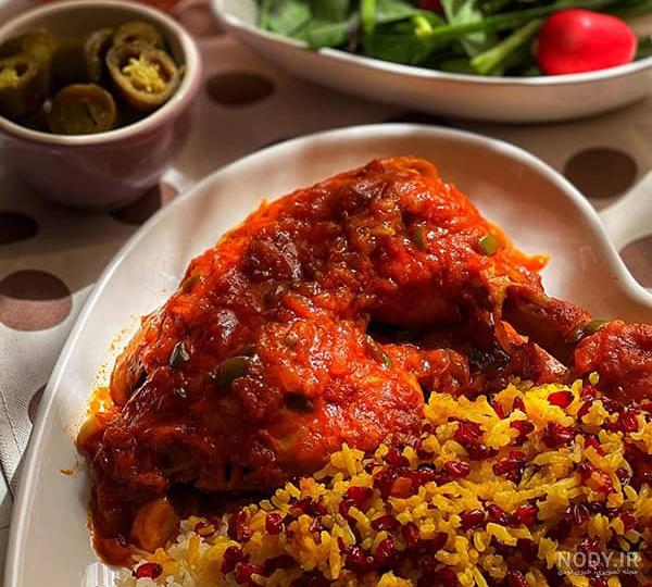 عکس غذای نذری زرشک پلو با مرغ عکس غذای نذری زرشک پلو با مرغ