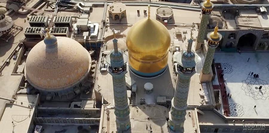 عکس هوایی حرم حضرت معصومه