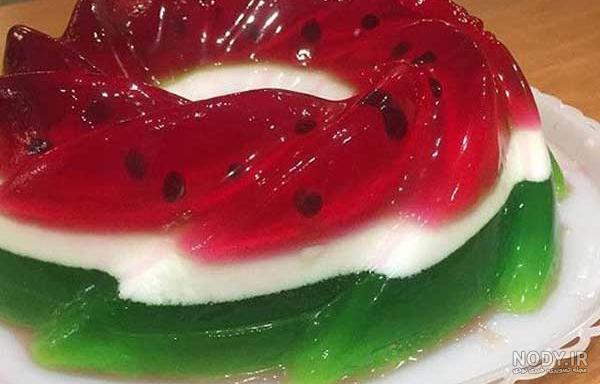 ژله هندوانه یلدا | سرآشپز پاپیون ژله هندوانه یلدا | سرآشپز پاپیون