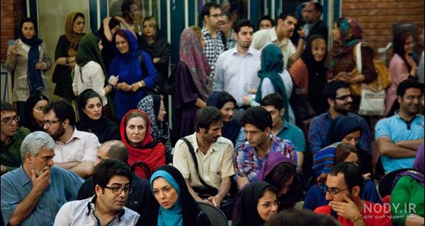 آزاده نامداری و فرزاد حسنی در کاخ رسانه +عکس