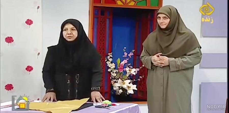 آموزش دوخت تل گره ای، پارچه ای( برای زیر مقنعه و شال)