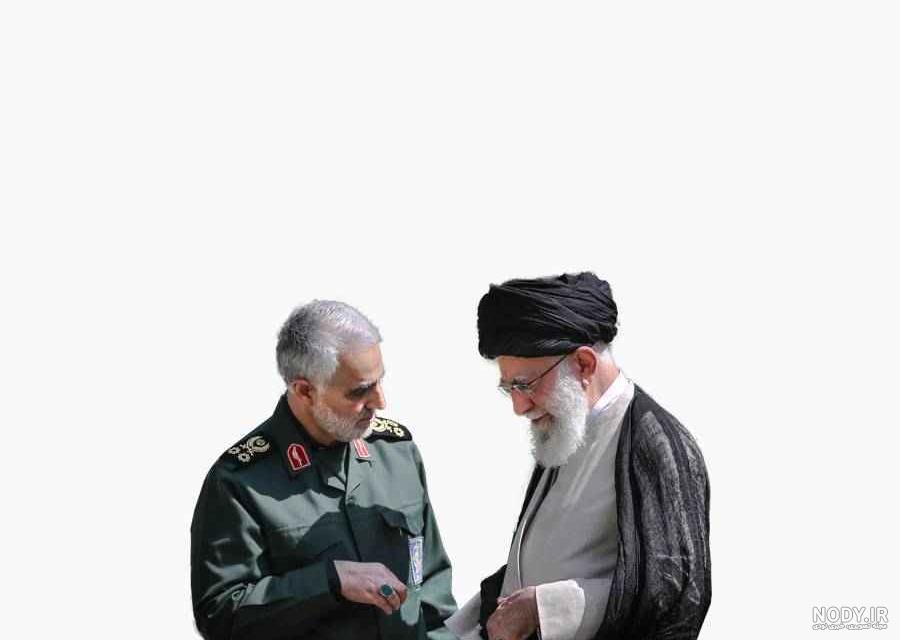 تصویری جالب از حاج‌قاسم سلیمانی در کنار مقام معظم رهبری