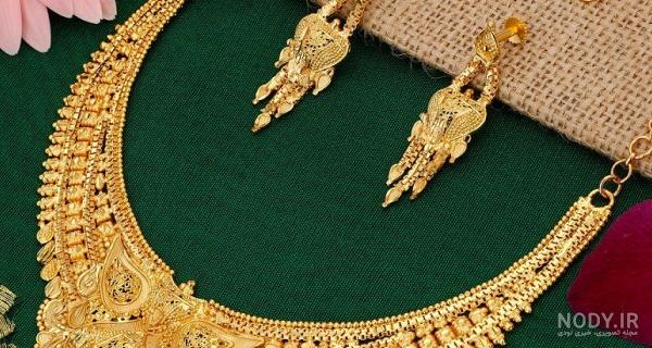 جدیدترین مدل طلا هندی + عکس سرویس هندی طلا مجلسی