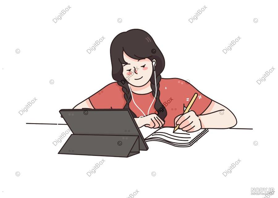 عکس دختر در حال کتاب خوندن عکس دختر در حال کتاب خوندن