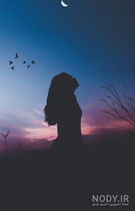 عکس دختر در شب یلدا