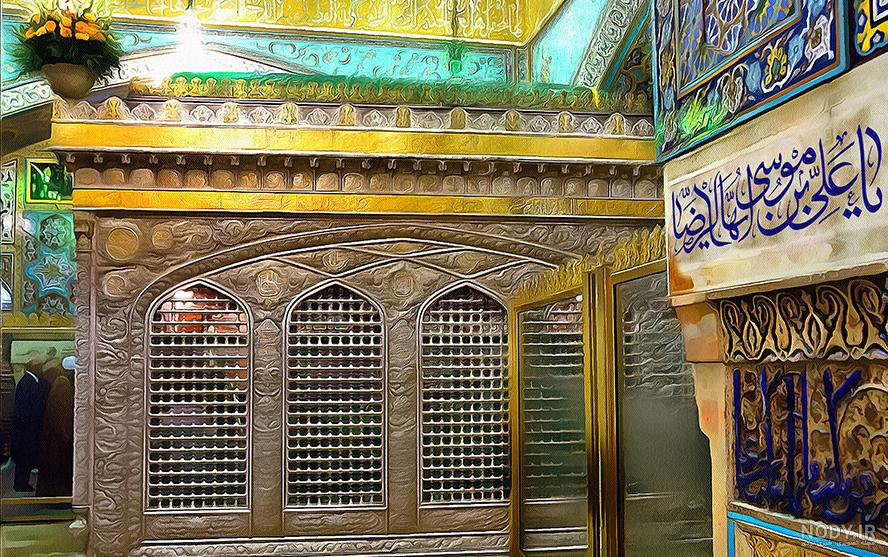 عکس) زائران حرم امام رضا (ع) در حال زیارت گرداگرد ضریح؛ مشهد سال 1341