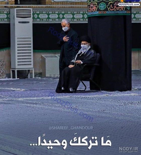 ماجرای یک عکس خاص از سلام نظامی متفاوت سردار سلیمانی به رهبر انقلاب