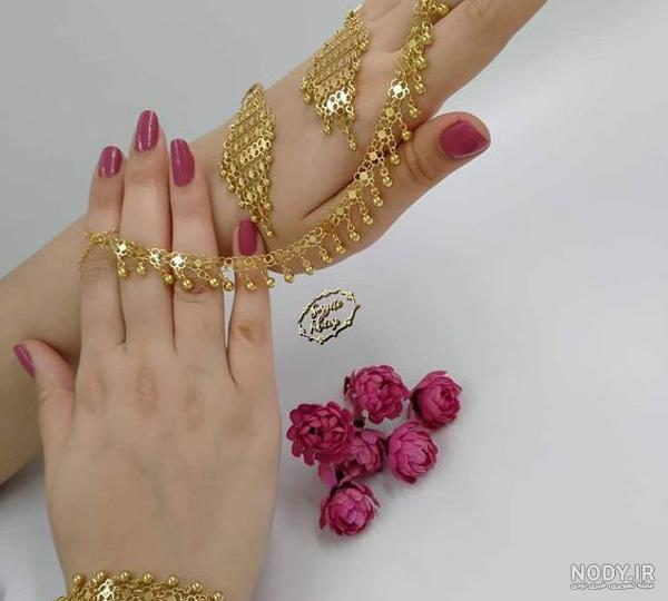 مدل سرویس طلا جدید و شیک 1402 برای عروس در اینستاگرام