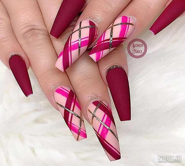مدل ناخن ژلیش ساده و شیک