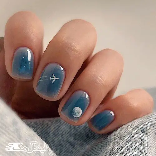مدل ژلیش ناخن ساده دخترانه کوتاه