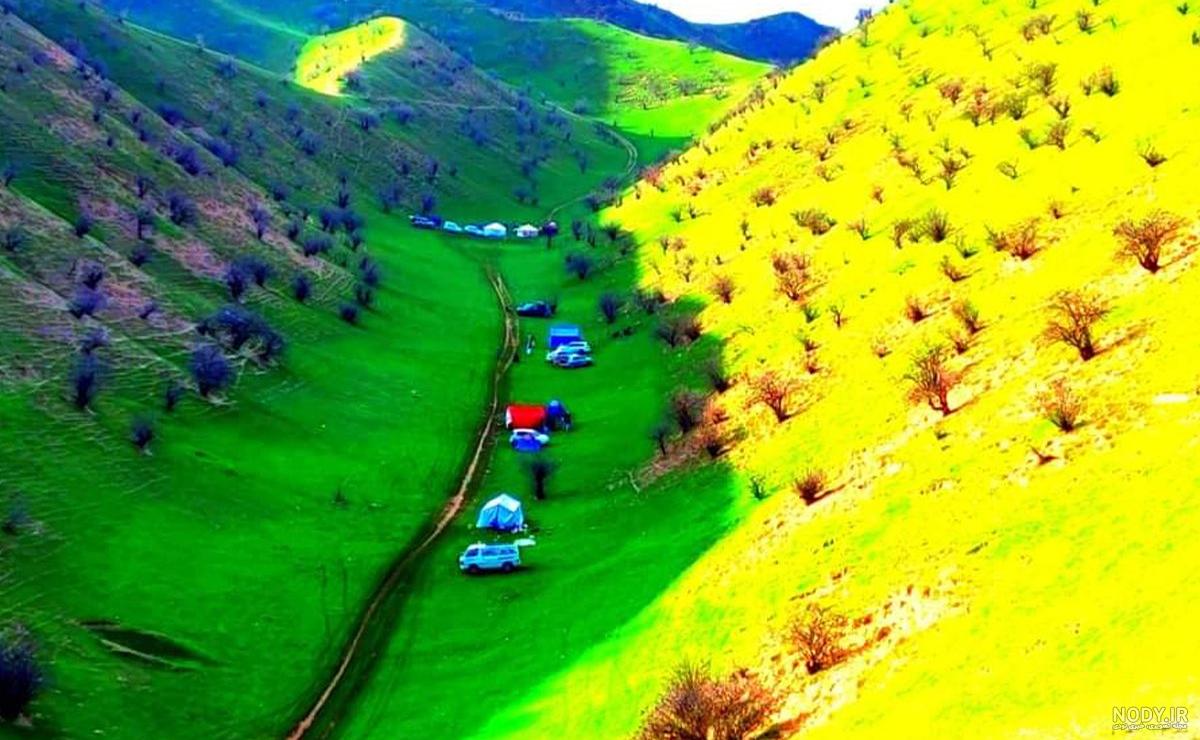 منظره ای زیبا از تپه های سرسبز 1537065