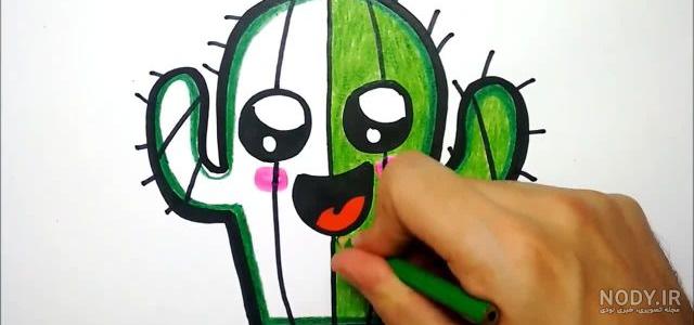 نقاشی فانتزی کاکتوس ❤️ [ بهترین تصاویر ]