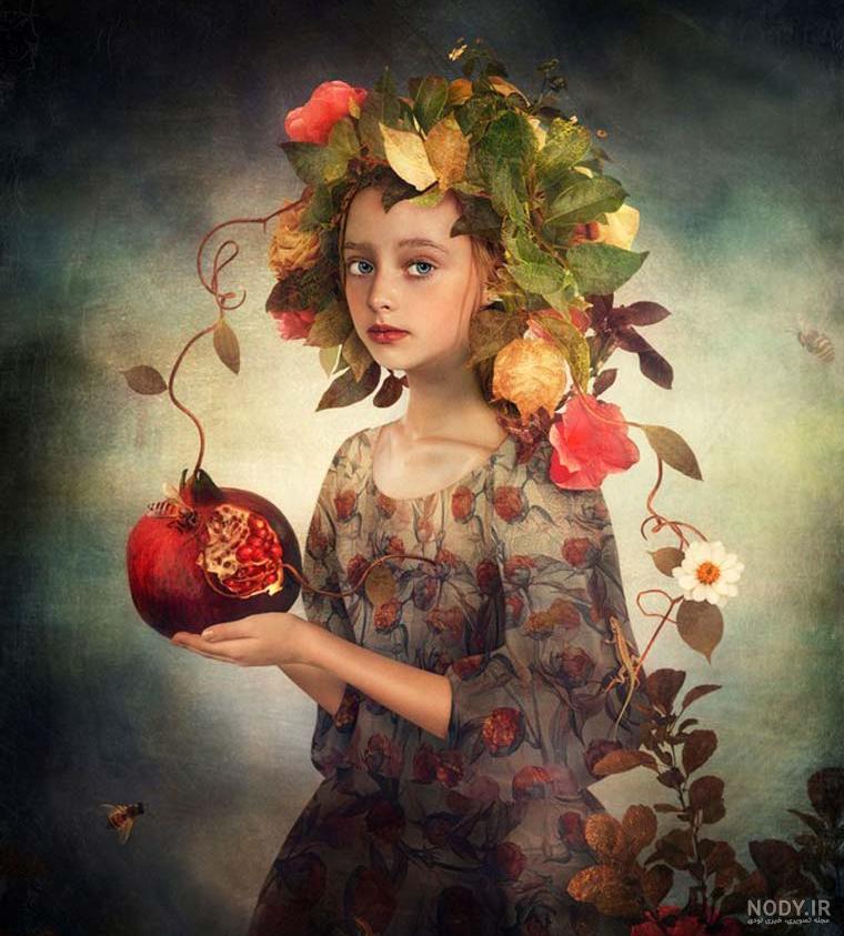 عکس انار پاییزی برای پروفایل