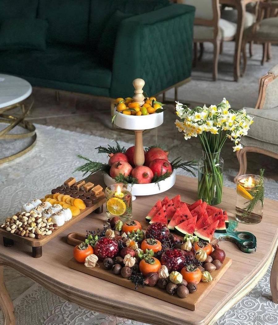 تزیین شب یلدا برای مدرسه | 45 ایده تزیین میوه و کیک سفره شب یلدا تزیین شب یلدا برای مدرسه | 45 ایده تزیین میوه و کیک سفره شب یلدا