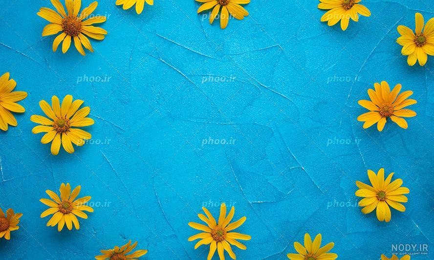 تصویر پس زمینه آبی فیروزه ای