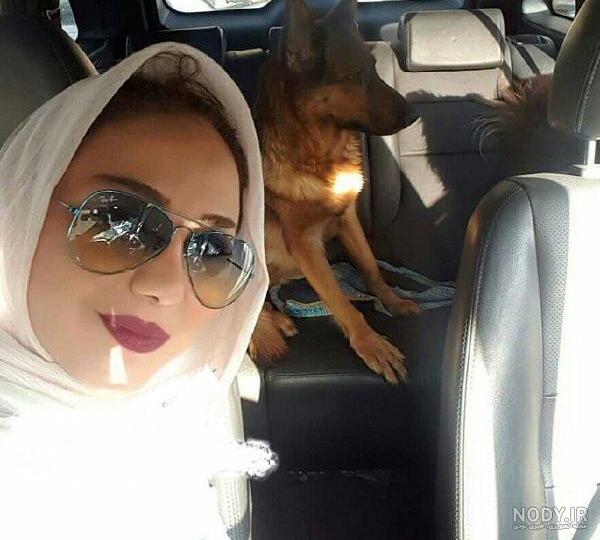 تیپ عجیب بهنوش بختیاری در یک رستوران/عکس