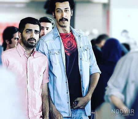 عکس/ استایل عجیب بهرام افشاری در پشت صحنه