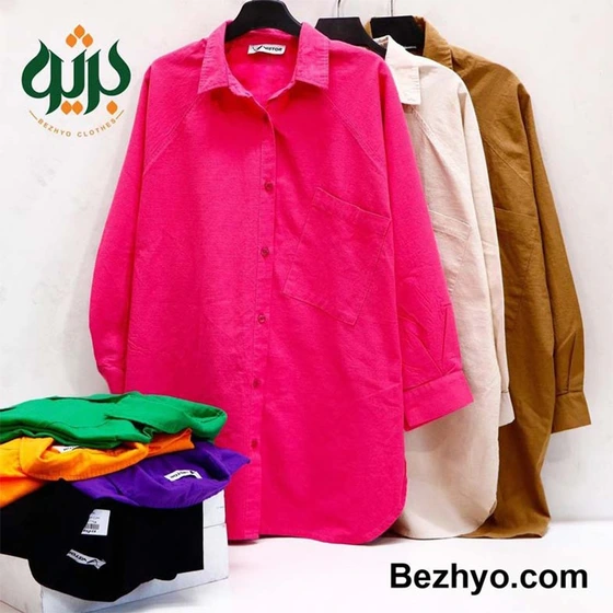 عکس شومیز با پارچه لنین