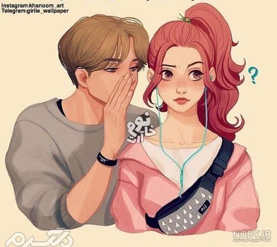 عکس پروفایل کارتونی دخترانه و پسرانه بسیار زیبا