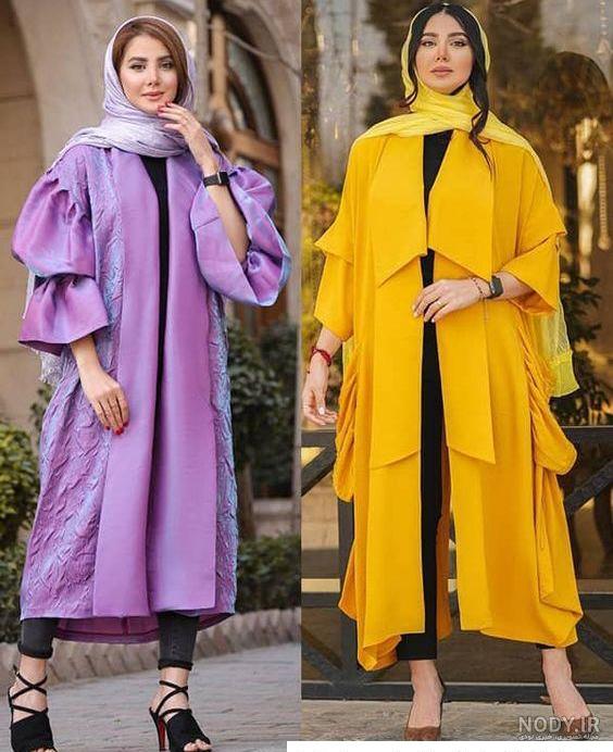 مدل مانتو بلند جلو باز دخترانه ❤️ [ بهترین تصاویر ]
