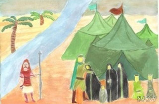 نقاشی |مجموعه آثار نقاشی حسن روح الامین | گرافیست | وبگاه جامع محتوایی هیأت