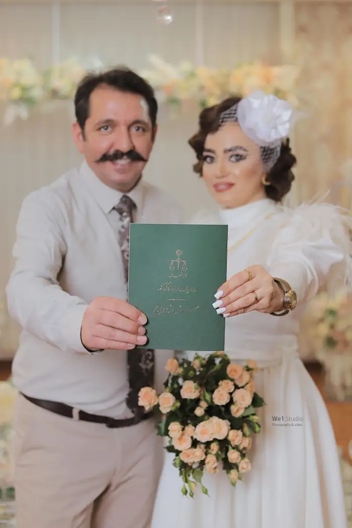 ژست عکس عقدی