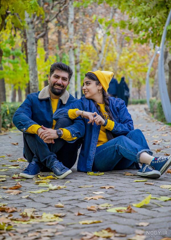 ژست عکس پاییزی
